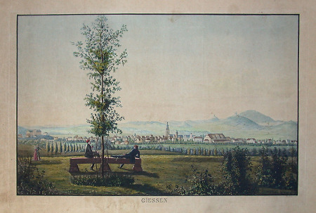 Ansicht von Gießen, 2. Hälfte 19. Jahrhundert