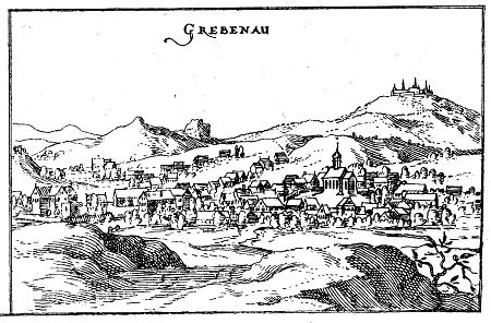 Ansicht von Grebenau, 1605