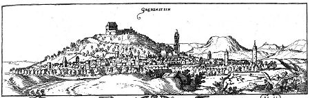 Ansicht von Grebenstein, 1605
