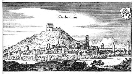 Ansicht von Grebenstein, 1646