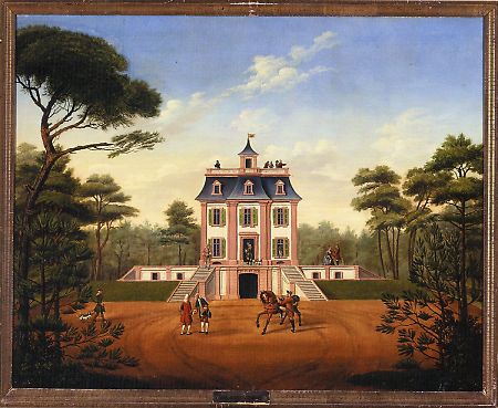 Ansicht des Griesheimer Jagdlusthauses, 18. Jahrhundert