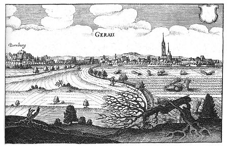 Ansicht von Groß-Gerau, 1646