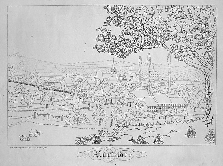 Ansicht von Groß-Umstadt, 1835
