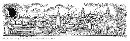 Ansicht von Groß-Umstadt, Ende 18. Jahrhundert