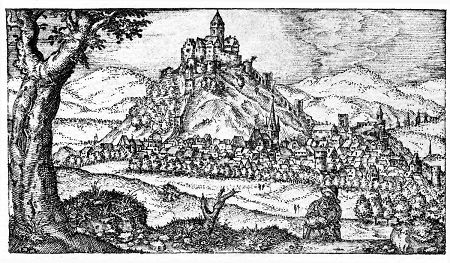 Ansicht von Gudensberg, 1591