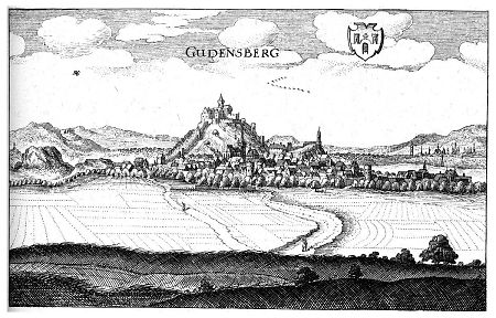 Ansicht von Gudensberg, 1646