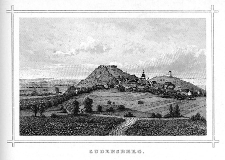 Ansicht von Gudensberg, 1850