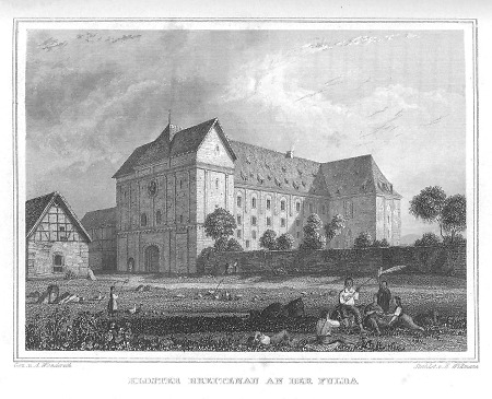 Ansicht des Klosters Breitenau, 1850
