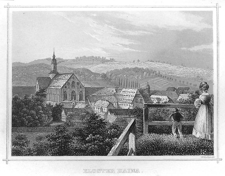 Ansicht des Klosters Haina, 1850