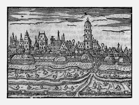 Ansicht von Hanau, 1610