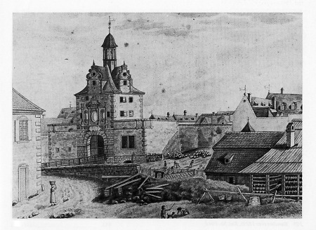 Ansicht des Kanaltores, 1804