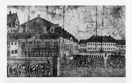 Die Hauptwache zu Hanau 1813, 1813