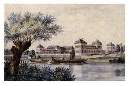 Ansicht von Schloss Philippsruhe, um 1830