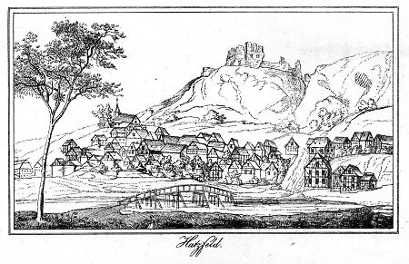 Ansicht von Hatzfeld, 1839