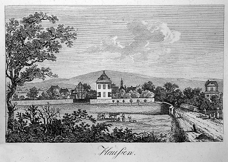 Ansicht von Hausen, 1823