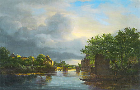 Ansicht von Hausen an der Nidda, 1832