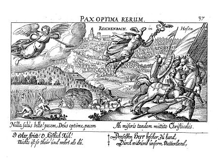 Ansicht von Burg Reichenbach, 1626