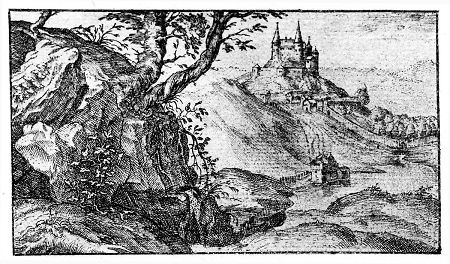 Ansicht von der Sababurg, 1591