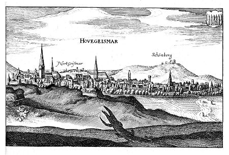 Ansicht von Hofgeismar, 1646