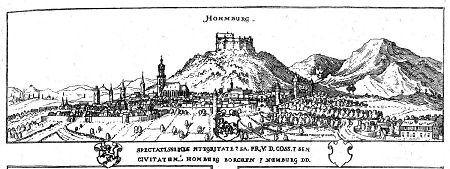 Ansicht von Homberg/Efze, 1605