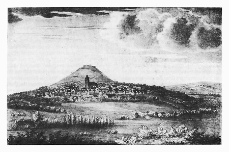 Ansicht von Homberg/Efze, um 1828