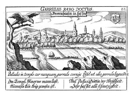 Ansicht von Immenhausen, 1631