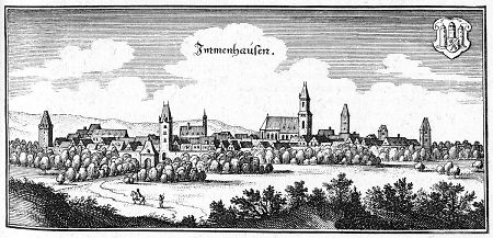 Ansicht von Immenhausen, 1646