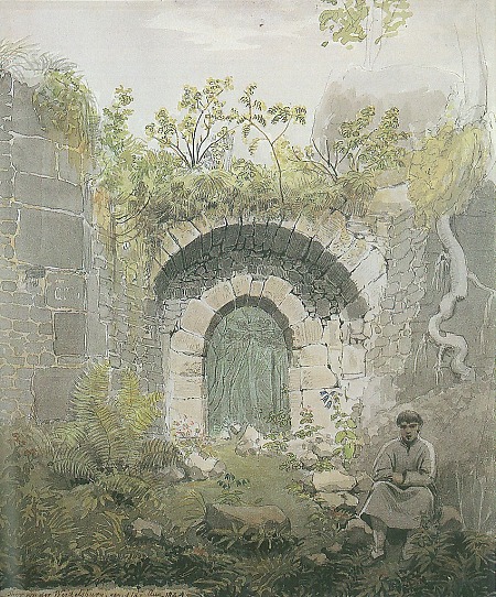 Das Tor der Weidelsburg nahe Ippinghausen, 1824