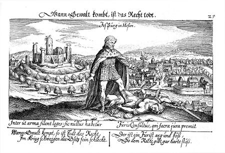 Ansicht von Jesberg, 1624