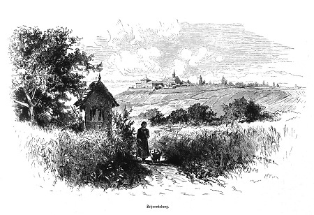 Ansicht von Schloss Johannisberg, 1875