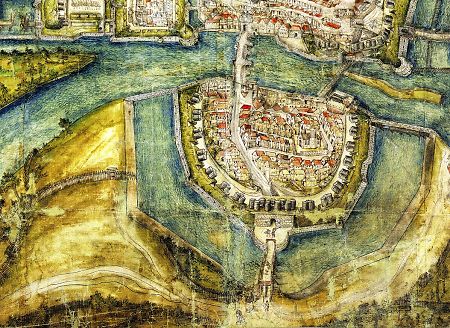 Ansicht/ Aufsicht von Kassel, 1547