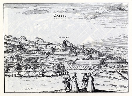 Ansicht von Kassel, 1619