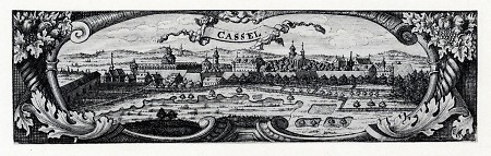 Stadtansicht von Kassel, 1727