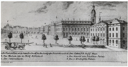 Ansicht des Friedrichsplatzes, 1781