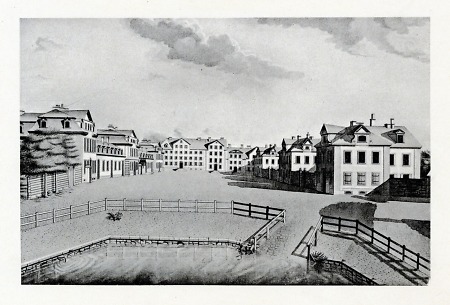 Ansicht des Garde du Corps-Platzes, 1791