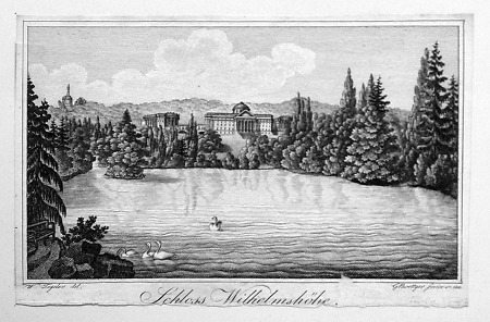 Ansicht von Schloss Wilhelmshöhe, 1823
