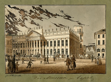 Ansicht des Museums Friedericianums, 1840/50