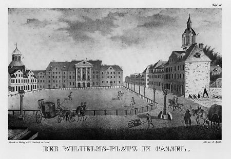 Ansicht des Wilhelmsplatzes, 1843/44