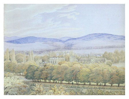 Ansicht der Orangerie im Herbst, 1846