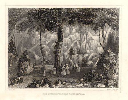 Der Steinhöffersche Wasserfall, 1850