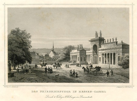 Ansicht des Friedrichstors, 1850