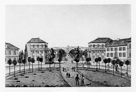 Ansicht des Wilhemshöher Tores, um 1850