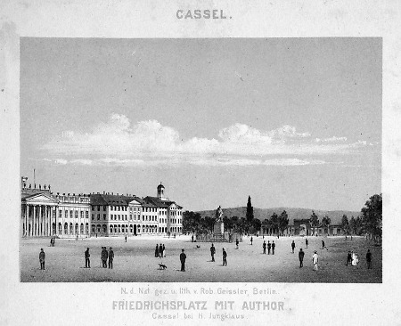 Ansicht des Friedrichsplatzes mit Auetor, um 1860