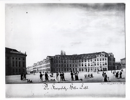 Ansicht des Königsplatzes, Ende 18. Jahrhundert