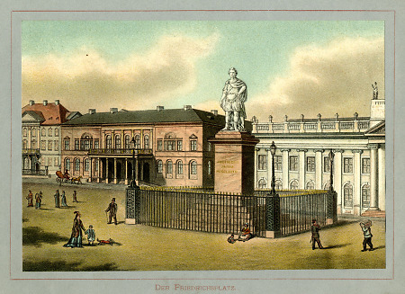 Ansicht des Friedrichsplatzes, 1877-1892