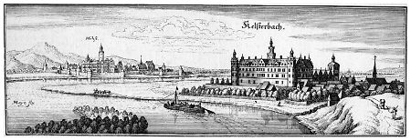 Ansicht von Kelsterbach, 1646