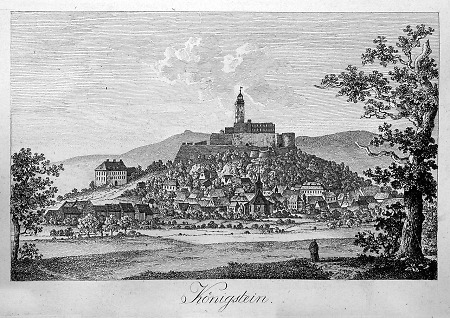 Ansicht von Königstein, 1823