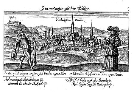 Ansicht von Korbach, 1626