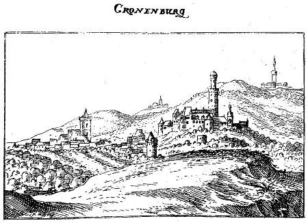 Ansicht von Kronberg, 1605