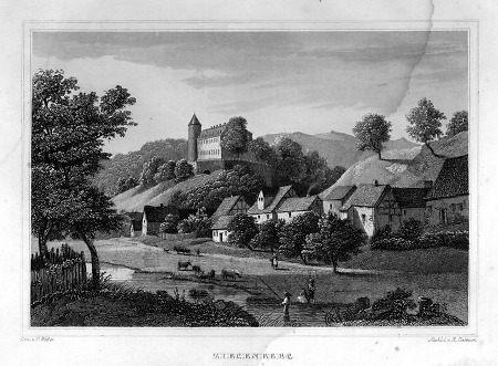 Ansicht von Ziegenberg, 1849